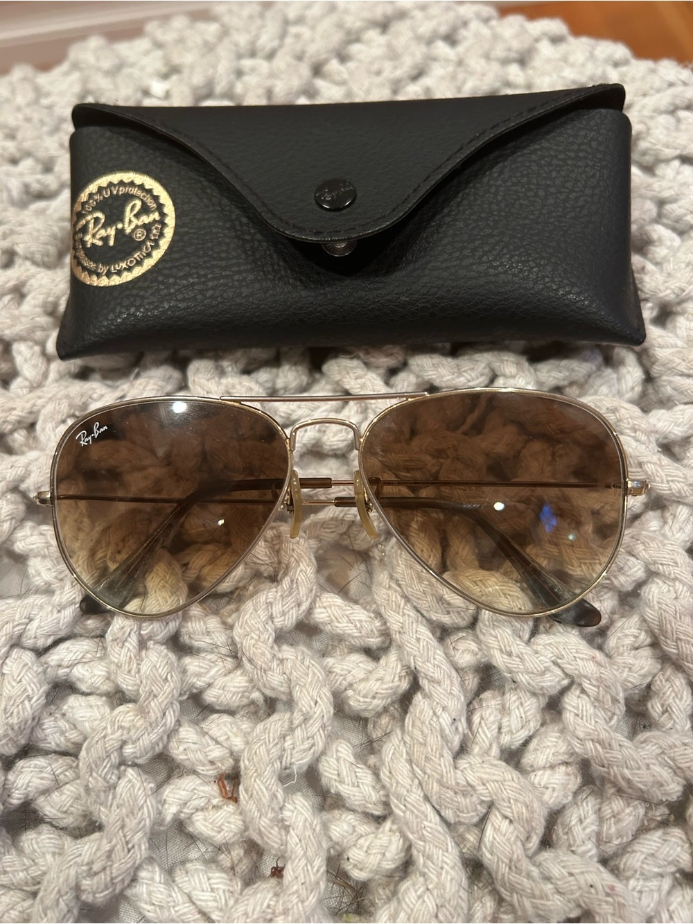 Ray-Ban Aviators Brown lenses